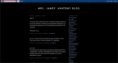 Desktop Screenshot of mrsjamesanatomyblog.blogspot.com