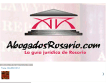 Tablet Screenshot of abogados-rosario.blogspot.com