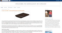 Desktop Screenshot of genealogybyginger.blogspot.com