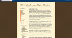 Desktop Screenshot of ctch792leadership.blogspot.com