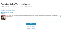 Tablet Screenshot of cocovelvettvideos.blogspot.com