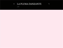 Tablet Screenshot of laplumadanzante.blogspot.com