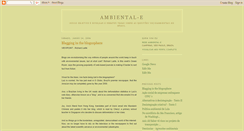 Desktop Screenshot of ambiental-e.blogspot.com