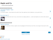 Tablet Screenshot of mapleandco.blogspot.com
