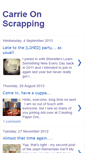 Mobile Screenshot of carrieonscrapping.blogspot.com