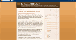 Desktop Screenshot of fatherlessness.blogspot.com