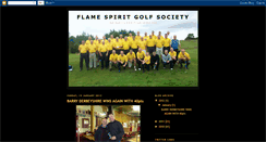 Desktop Screenshot of flamespiritgolf.blogspot.com