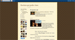 Desktop Screenshot of escriureperpoderviure.blogspot.com