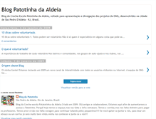 Tablet Screenshot of crechepatotinha.blogspot.com