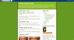 Desktop Screenshot of premierdentalesthetics.blogspot.com