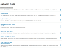 Tablet Screenshot of makananholic.blogspot.com