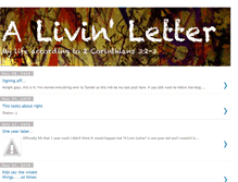 Tablet Screenshot of livinletter.blogspot.com