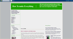 Desktop Screenshot of make-everything.blogspot.com