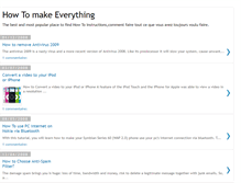 Tablet Screenshot of make-everything.blogspot.com