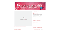 Desktop Screenshot of nosotrasencrisis.blogspot.com
