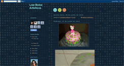 Desktop Screenshot of lisebolosartisticos.blogspot.com