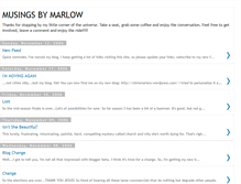 Tablet Screenshot of chrismarlow.blogspot.com