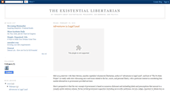 Desktop Screenshot of existentialiberty.blogspot.com