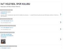 Tablet Screenshot of netvoleybolsporkulubu.blogspot.com