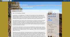 Desktop Screenshot of outbackwander.blogspot.com