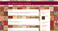 Desktop Screenshot of gibsonadoptionstory.blogspot.com