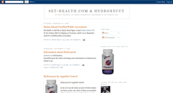 Desktop Screenshot of hydroxycut-sethealth.blogspot.com