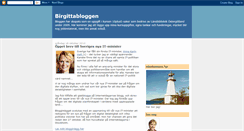 Desktop Screenshot of birgittabloggen.blogspot.com