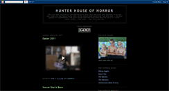 Desktop Screenshot of hunterhouseofhorror.blogspot.com