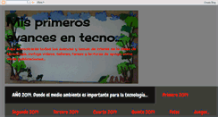 Desktop Screenshot of misprimerosavancesentecno.blogspot.com