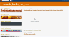Desktop Screenshot of musclehunksdotcom.blogspot.com