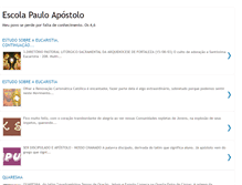 Tablet Screenshot of escolapauloapostolo-rcc.blogspot.com