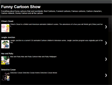 Tablet Screenshot of funnycartoonshow.blogspot.com