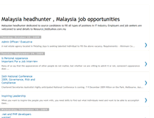 Tablet Screenshot of malaysiaheadhunter.blogspot.com