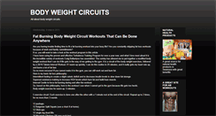 Desktop Screenshot of bodyweightcircuits.blogspot.com