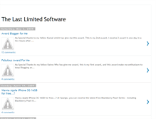 Tablet Screenshot of limitedsoftware.blogspot.com