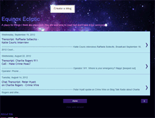 Tablet Screenshot of equinox-ecliptic.blogspot.com