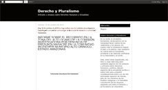 Desktop Screenshot of derechoypluralismo.blogspot.com