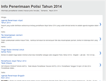 Tablet Screenshot of calon-polisi.blogspot.com