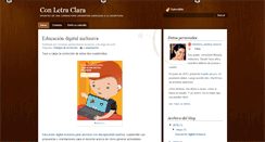 Desktop Screenshot of conletraclara.blogspot.com