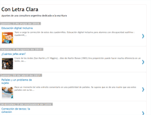 Tablet Screenshot of conletraclara.blogspot.com