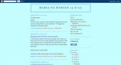 Desktop Screenshot of mariaogmorten15-8-09.blogspot.com