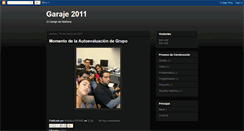 Desktop Screenshot of garaje2011.blogspot.com