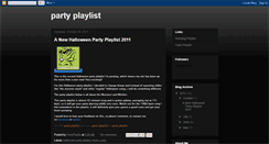 Desktop Screenshot of partyplaylists.blogspot.com