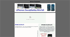 Desktop Screenshot of iphone-faceplate.blogspot.com