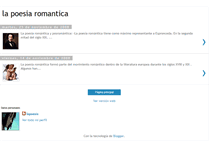 Tablet Screenshot of lapoesiaromantica.blogspot.com