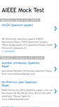 Mobile Screenshot of aieee2010mocktest.blogspot.com