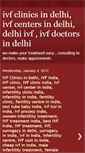 Mobile Screenshot of infertilityclinicsindelhi.blogspot.com