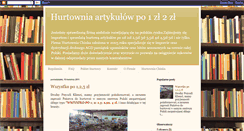 Desktop Screenshot of hurtownia-artykulow-po-2zl.blogspot.com