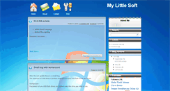 Desktop Screenshot of mylittlesoft.blogspot.com