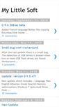 Mobile Screenshot of mylittlesoft.blogspot.com